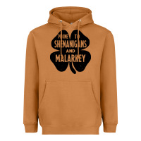 Prone To Shenanigans And Malarkey Heavyweight Hoodie | Teevron