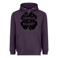 Plum prone to shenanigans and malarkey Heavyweight Hoodie - linhVisuals