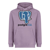 Lavender Postgresql Heavyweight Hoodie - linhVisuals