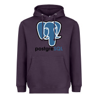 Plum Postgresql Heavyweight Hoodie - linhVisuals