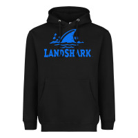 Black landshark Heavyweight Hoodie - linhVisuals