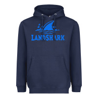 Navy landshark Heavyweight Hoodie - linhVisuals