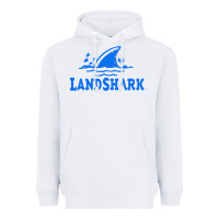 White landshark Heavyweight Hoodie - linhVisuals