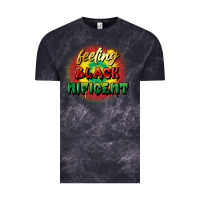 Cloud Black Feeling blacknificent Vintage Tee - FaDigitalArtStudio