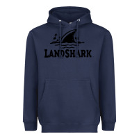 Navy landshark Heavyweight Hoodie - linhVisuals