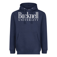 Navy bucknell university Heavyweight Hoodie - linhVisuals