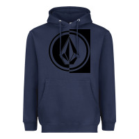 Navy Volcom Style Heavyweight Hoodie - linhVisuals
