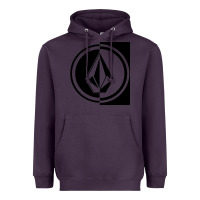 Plum Volcom Style Heavyweight Hoodie - linhVisuals
