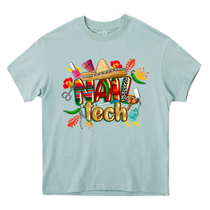 Cinco De Mayo Nail Tech Heavy Core Tee by CowGirlArtShop | Teevron