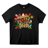 Black cinco de mayo nail tech Heavy Core Tee - CowGirlArtShop