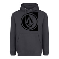 Smoke Volcom Style Heavyweight Hoodie - linhVisuals