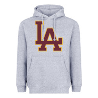 Heather Grey loyola academy Heavyweight Hoodie - linhVisuals