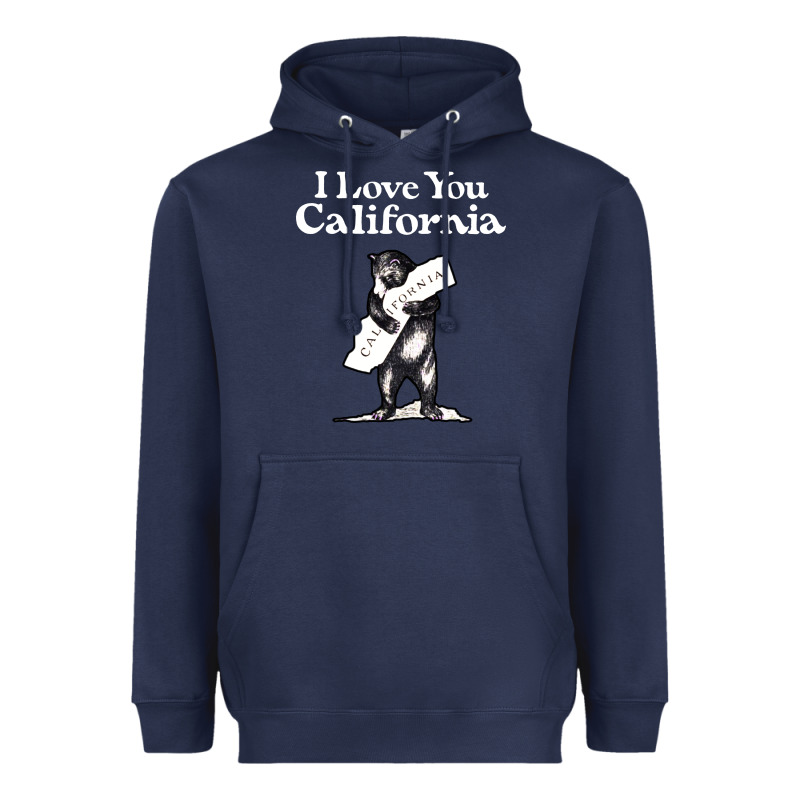 I Love You California Bear State Hug Heavyweight Hoodie by linhVisuals | Teevron