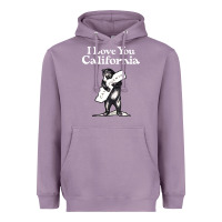 Lavender i love you california bear state hug Heavyweight Hoodie - linhVisuals