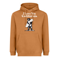 Meerkat i love you california bear state hug Heavyweight Hoodie - linhVisuals