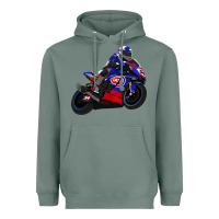Sage Superbike Toprak Razgatlıoğlu Heavyweight Hoodie - linhVisuals