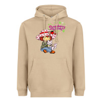 Mushroom strawberry shortcake and cat Heavyweight Hoodie - linhVisuals