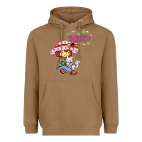 Toasted Coconut strawberry shortcake and cat Heavyweight Hoodie - linhVisuals