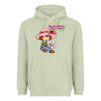 Matcha strawberry shortcake and cat Heavyweight Hoodie - linhVisuals