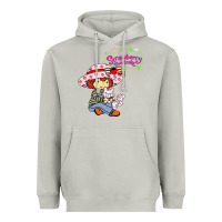 Moon Dust strawberry shortcake and cat Heavyweight Hoodie - linhVisuals
