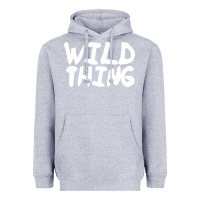 Heather Grey wild things Heavyweight Hoodie - linhVisuals