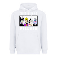 White chillin like a villain Heavyweight Hoodie - linhVisuals
