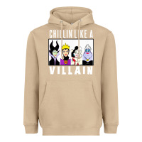 Mushroom chillin like a villain Heavyweight Hoodie - linhVisuals
