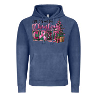 Vintage Denim all i want for christmas is cure Vintage Hoodie - FaDigitalArtStudio