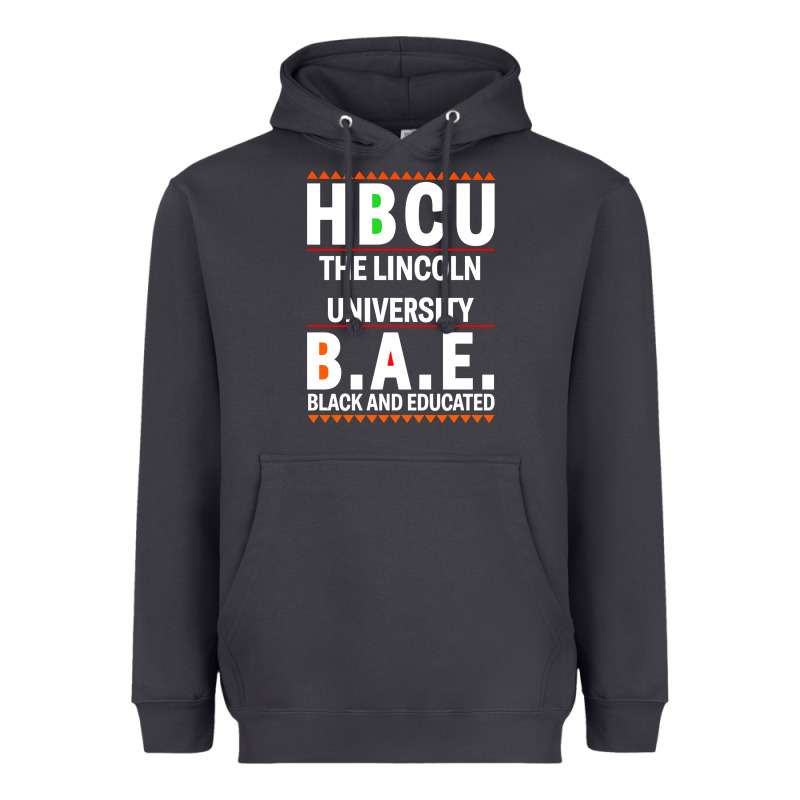 Hbcu The Lincoln University Black And Educated Black Classic Heavyweight Hoodie by linhVisuals | Teevron