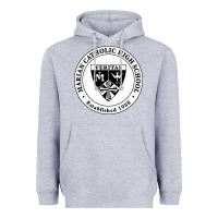 Heather Grey marian catholic high school Heavyweight Hoodie - linhVisuals