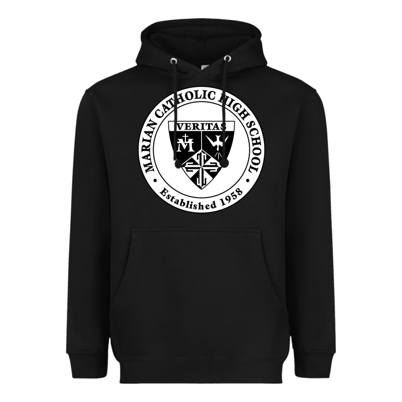 Marian Catholic High School Heavyweight Hoodie by linhVisuals | Teevron