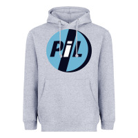 Heather Grey PiL Public Image Ltd Heavyweight Hoodie - linhVisuals