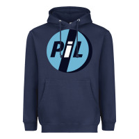 Navy PiL Public Image Ltd Heavyweight Hoodie - linhVisuals