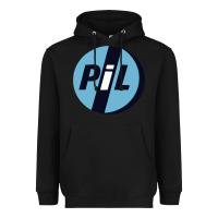 Black PiL Public Image Ltd Heavyweight Hoodie - linhVisuals
