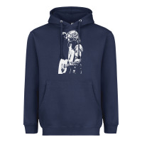 Navy chris cornell musician Heavyweight Hoodie - linhVisuals