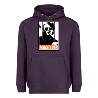 Plum macgyver Heavyweight Hoodie - linhVisuals
