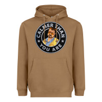 Toasted Coconut calmer than you are Heavyweight Hoodie - linhVisuals