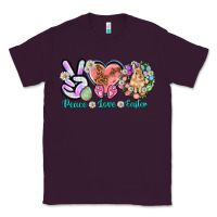 Plum Peace love Easter Day Classic Tee - HowdyJamesFarm
