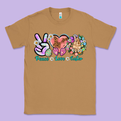 Peace Love Easter Day Classic Tee Designed By Howdyjamesfarm