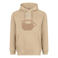Mushroom pixel coffee Heavyweight Hoodie - linhVisuals