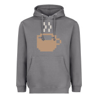 Storm pixel coffee Heavyweight Hoodie - linhVisuals