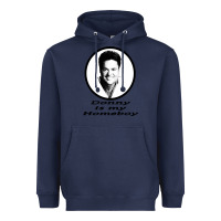 Navy funny donny osmond Heavyweight Hoodie - linhVisuals