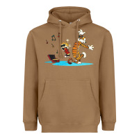Toasted Coconut calvin music Heavyweight Hoodie - linhVisuals