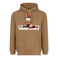 Toasted Coconut ali vs liston Heavyweight Hoodie - linhVisuals