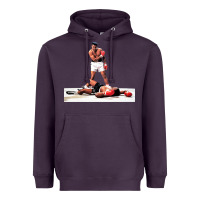 Plum ali vs liston Heavyweight Hoodie - linhVisuals