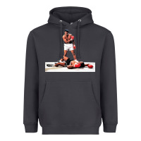 Ali Vs Liston Heavyweight Hoodie | Teevron