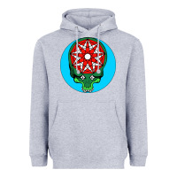 Heather Grey king funny gizzard Heavyweight Hoodie - linhVisuals