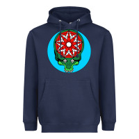 Navy king funny gizzard Heavyweight Hoodie - linhVisuals