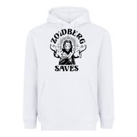 White zoidberg saves Heavyweight Hoodie - linhVisuals