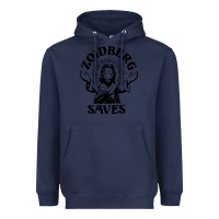 Navy zoidberg saves Heavyweight Hoodie - linhVisuals